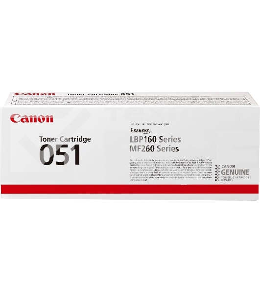 Картридж лазерный CANON 051 BK 1700 стр