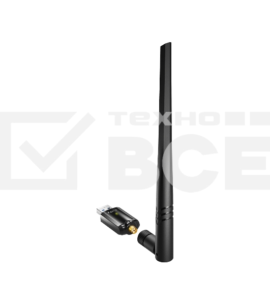 Сетевой адаптер Wi-Fi Cudy WU1400 AC1300 USB 3.0 (ант.внеш.несъем.) 1ант.