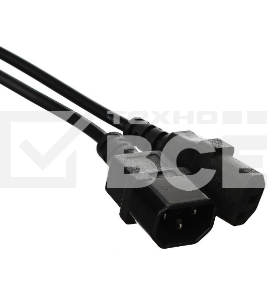 Кабель монитор - компьютер 220V (UPS -> устройство) VCOM 3G*0.5mm (CE001-CU)1.8м