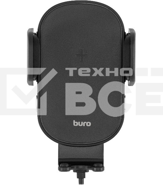 Автомобильное зарядное устройство Buro BUQC15 15W 2.5A (QI) USB-C универсальное черный