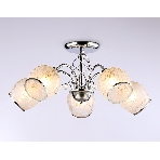Светильник Ambrella light TR3188/5 CH/CL/FR хром/прозрачный/белый матовый E27/5 max 40W D600*285, фото5