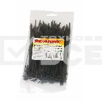Хомут-стяжка кабельная нейлоновая Rexant 200 x4,8 мм, черная, упаковка 100 шт., фото3