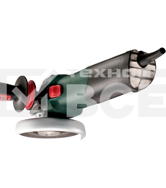 Шлифмашина угловая Metabo WEV 15-125 Quick 600468000 1550вт, 125 мм, 3.5Нм, 11000 об/мин, вес 2.5 кг