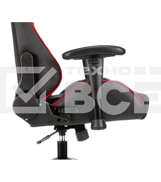 Кресло игровое Бюрократ VIKING 4 AERO RED две подушки черный/красный искусст.кожа/ткань