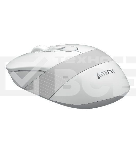 Мышь беспроводная A4Tech Fstyler FG10S белый/серый, 2000 dpi, радиоканал, USB, кнопки - 4