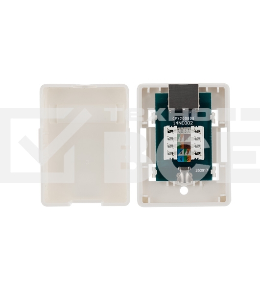 Рoзетка компьютерная внешняя, 1-порт RJ-45 (8P8C), FTP экранированная, категория 6, Rexant