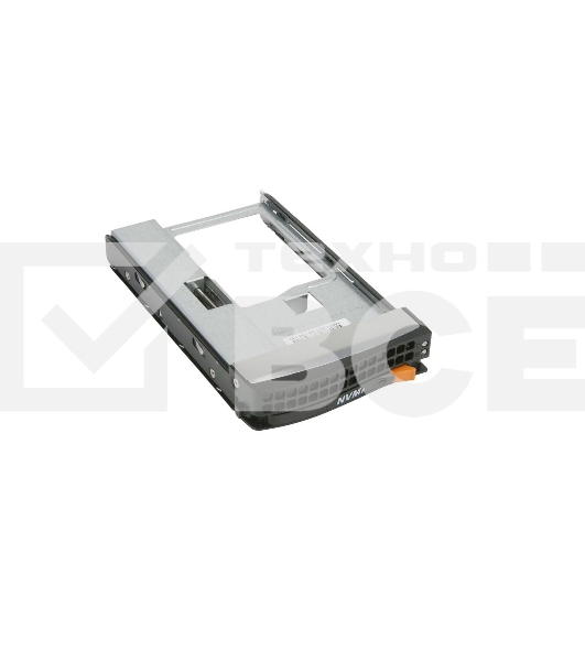 Корзина Supermicro MCP-220-00138-0B Tool-less NVMe Black gen-5 3.5-to-2.5 drive tray, Orange tab