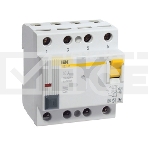 Выключатель дифференциального тока IEK 4п 100A 30mA тип AC ВД1-63 ИЭК MDV10-4-100-030, фото2