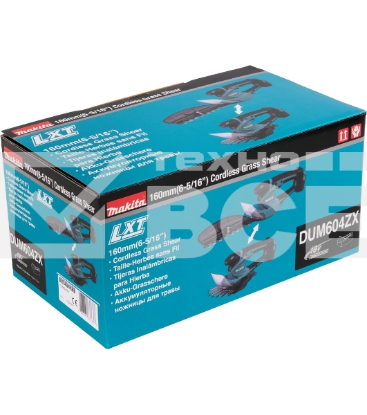 Кусторез/ножницы для травы Makita DUM604ZXаккум.