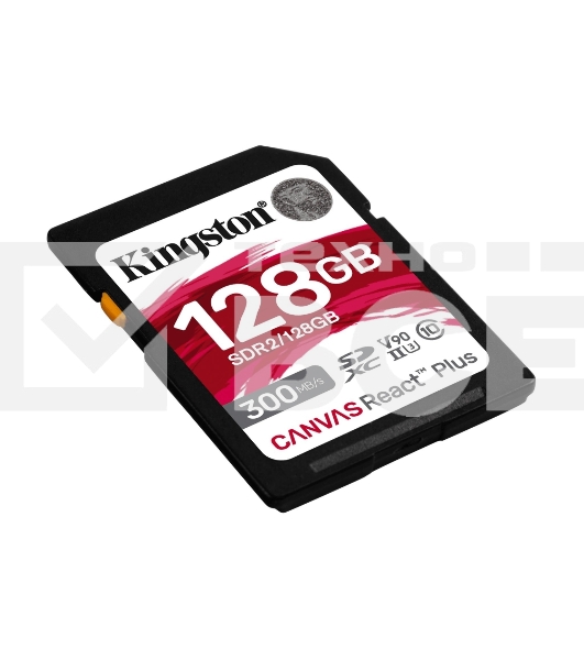 Флеш карта Kingston 128GB Canvas React Plus SDXC UHS-II 300R/260W U3 V90