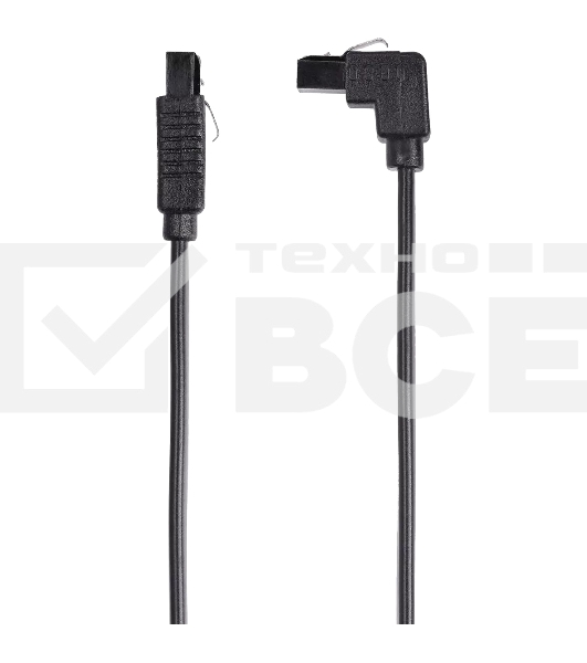 Кабель SATA M --SATA M 3.0V 7 pin  угловой разъем Telecom  0.5m <TUS705-0.5M>