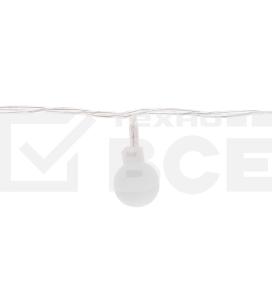 Гирлянда светодиодная Шарики 5м, 20LED, IP20, прозрачный провод, свечение мульти (RG/RB), контроллер 8 режимов, 230В NEON-NIGHT