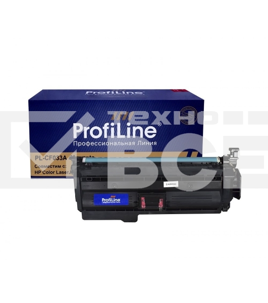 Картридж лазерный PL-CF033A (№646A) для принтеров HP Color LaserJet CM4540 Magenta 12500 копий ProfiLine