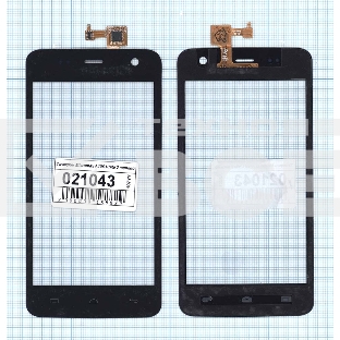 Сенсорное стекло (тачскрин) для Micromax A106 Unite 2 черное