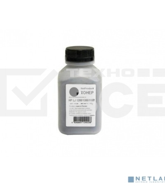 Тонер HP LJ 1200/1300/1150 (NetProduct) 150 г, банка