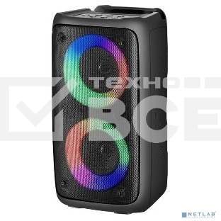 Портативная колонка Defender Boomer 20 20Вт Light/BT/FM/USB/AUX/MIC черный