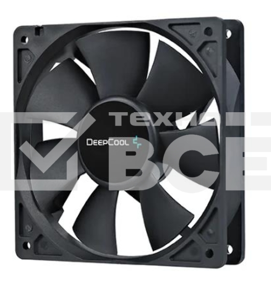 Вентилятор для корпуса DEEPCOOL XFAN 120 черный, 120 мм, 1300 об/мин, 23.7 дБ, 3 pin