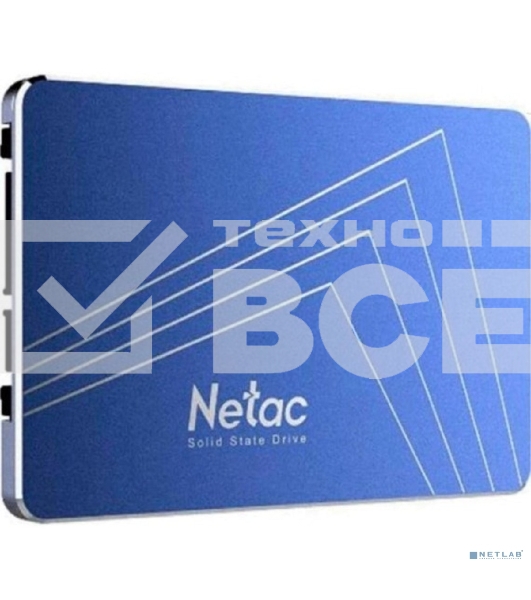 Накопитель SSD Netac N600S, 128GB, SATA III, 2.5
