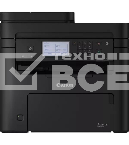 МФУ лазерный Canon i-Sensys MF275dw (5621C001), A4, ч/б, печ. 29 стр/мин., скан. до 20 стр/мин (ч/б) 15 стр/мин (цвет), 2400 x 600 dpi (печать) 600x600dpi (скан.), USB, RJ-45, Wi-Fi, Air Print, Mopria