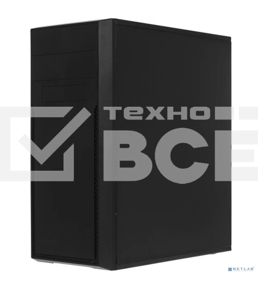 Компьютерный корпус c блоком питания 450 Ватт/ Case Foxline FL-302-FZ450-U32 ATX case, black, w/PSU 450W 8cm, w/2xUSB2.0+2xUSB3.0, w/pwr cord, w/o FAN