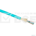 Кабель волоконно-оптический Cabeus TB-A-4-08T-E-K-LSZH-IN-25 50/125 (OM3) многомодовый, 8 волокон, плотное буферное покрытие (tight buffer), для внутренней прокладки (-25C ~ +50), LSZH, голубой, фото 1