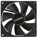 Вентилятор для корпуса ExeGate EX09225B4P-PWM черный, 92 мм, 2200 об/мин, 28 дБ, 4 pin, фото9