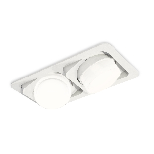 Комплект встраиваемого поворотного светильника Ambrella light XC7663083 SWH/FR/CL белый песок/белый матовый/прозрачный MR16 GU5.3 (C7663, N7160)