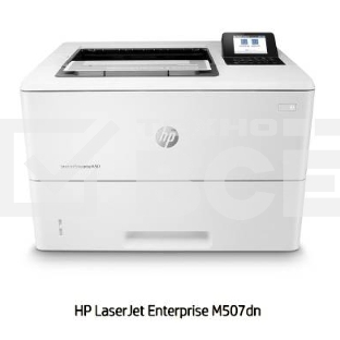 Принтер лазерный HP LaserJet Enterprise M507dn (1PV87A), A4, ч/б, печ. до 43 стр/мин, 1200 x 1200 dpi, USB, RJ-45, Air Print, Mopria