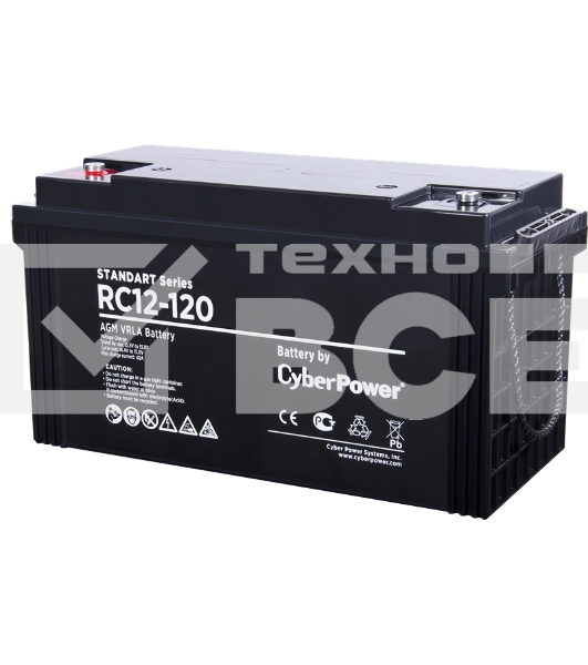 Батарея SS CyberPower Standart series RC 12-120 / 12V 120 Ah
