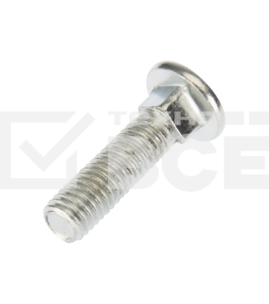 Болт мебельный KRANZ DIN 603, 8х30, короб (25 шт./уп.)