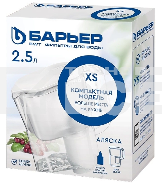 Кувшин Барьер Аляска XS белый 2.5л.
