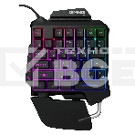 Игровой блок Oklick/Оклик GMNG 703GK черный USB for gamer LED (подставка для запястий), фото2