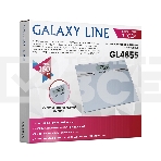 Весы напольные многофункциональные Galaxy Line GL 4855, серый, электронные, элемент питания типа «ААА» 2 шт в комплекте, сверхточная электронная система, платформа из высокопрочного стекла, жидкокристаллический дисплей, максимально допустимый вес 150 кг, , фото 1