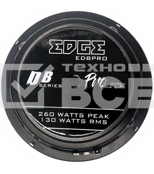 Колонки автомобильные Edge EDBPRO6LITE 260Вт 94дБ 4Ом 16см (6.5дюйм) (ком.:2кол.) среднечастотные однополосные