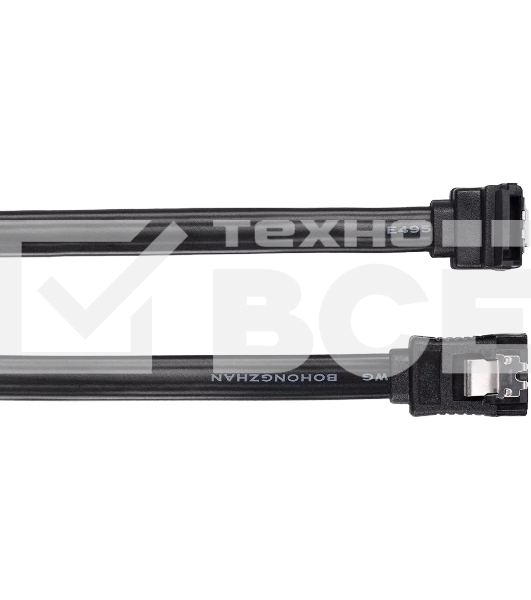 Кабель SATA M --SATA M 3.0V 7 pin  угловой разъем Telecom  0.5m <TUS705-0.5M>