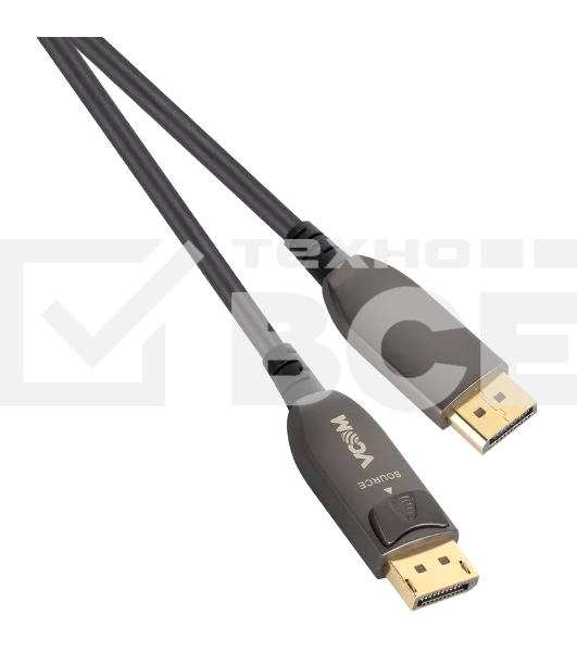 Активный оптический кабель VCOM D3751-40M DP1.4 32GBs/8K@60Hz 40м <D3751-40M>