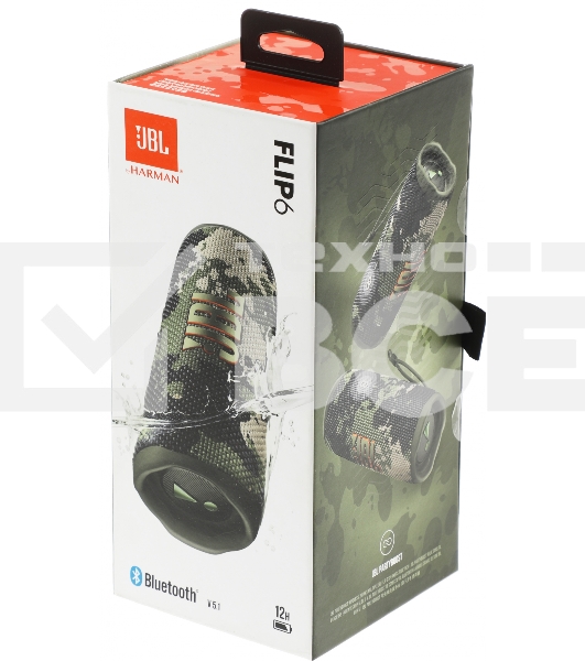 Портативная акустика JBL Flip 6, камуфляж