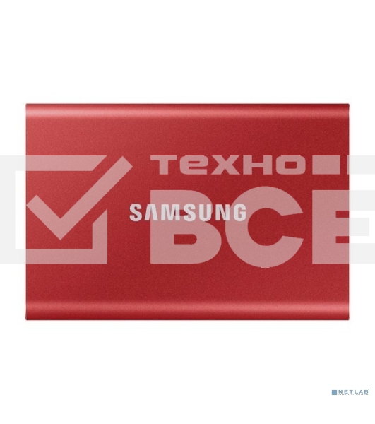 Накопитель SSD Samsung T7 MU-PC1T0R/WW, USB-C, 1Tb, 1.8