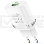 Сетевое ЗУ QC 3.0 HOCO HC-16262 C12Q 1 USB Выход: 5V_9V_12V, 18W белый, фото3