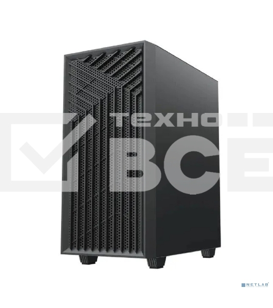 Компьютерный корпус Zircon Tropez BK без БП (Midi Tower,ATX,Черн,1хUSB 3.0,1хUSB 2.0)