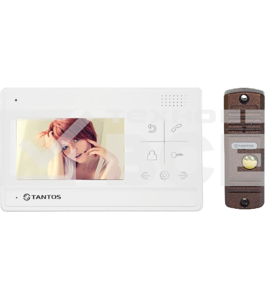 Комплект домофона Tantos Lilu kit белый