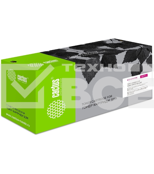 Картридж лазерный Cactus CS-CF473X пурпурный (23000 стр.) для HP Color LJ Enterprise Flow M681dh/M681f/M682z