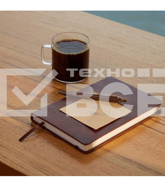 Ручка шариковая Parker IM Monochrome K328 (2190514) Burgundy PVD M син. черн. подар.кор.