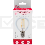 Лампа филаментная Thomson E14, шар, 11Вт, 6500К, белый холодный, TH-B2338, 1 шт., фото 1