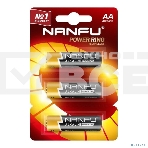 Батарейка щелочная AA Nanfu LR6 3B(3x1B) (3шт.), фото 1