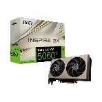 Видеокарта MSI RTX 5060 TI 8G INSPIRE 2X, NVIDIA RTX 5060 Ti, 8 ГБ GDDR7, 128 бит, PCI-e 5.0, 1xHDMI, 3xDP, 2587 МГц, фото 1