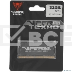 Оперативная память Patriot Steel Series, DDR4, 32GB (1x32 GB), 3200 MHz, CL22, радиатор, черный, SO-DIMM, фото14