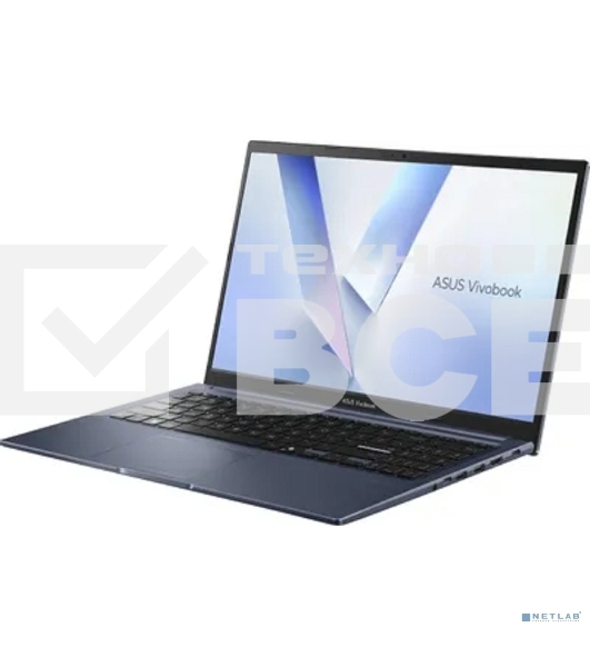 Ноутбук Asus Vivobook 15 M1502NAQ-BQ067 Ryzen 5 150 16Gb SSD512Gb AMD Radeon 660M 15.6' IPS FHD (1920x1080) без ОС blue WiFi BT Cam (90NB1841-M00810)