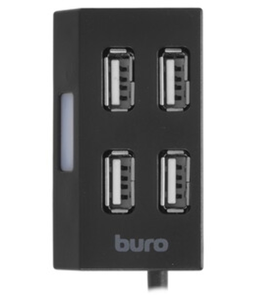 USB-концентратор Buro BU-HUB4-U2.0, USB 2.0, USB 4 порта, USB
