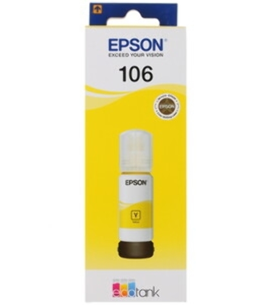 Чернила Epson 106Y C13T00R440 желтый (70 мл) для Epson L7160/7180
